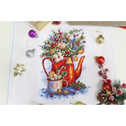 Cross stitch kit "Festive tea party" SNV-844