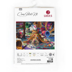 Zählmuster-Kreuzstichset „Picassos Farben“ 40 x 29 cm SB2421