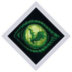 Набор для вышивки крестом "Глаз Дракона" 20х20 SR2162