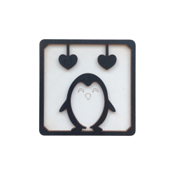 Wooden box "Penguin" KF057/26
