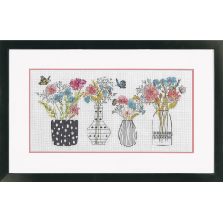 Cross stitch kit "Wildflower vases" D70-35431