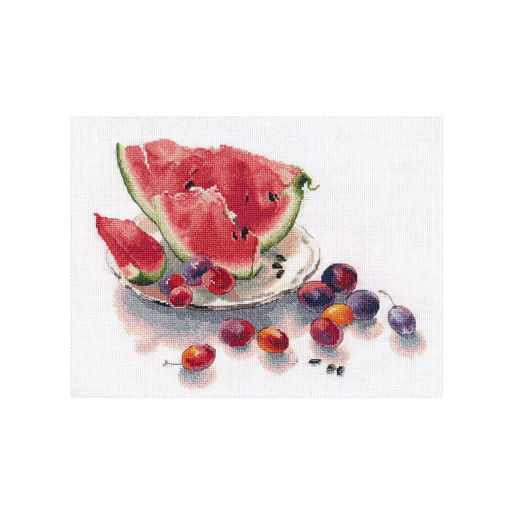 Stilleben mit Wassermelone S1552