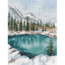 Cross stitch kit "Altai. Geyser Lake" S1556