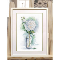 Cross stitch kit "Gentle peony" S1565