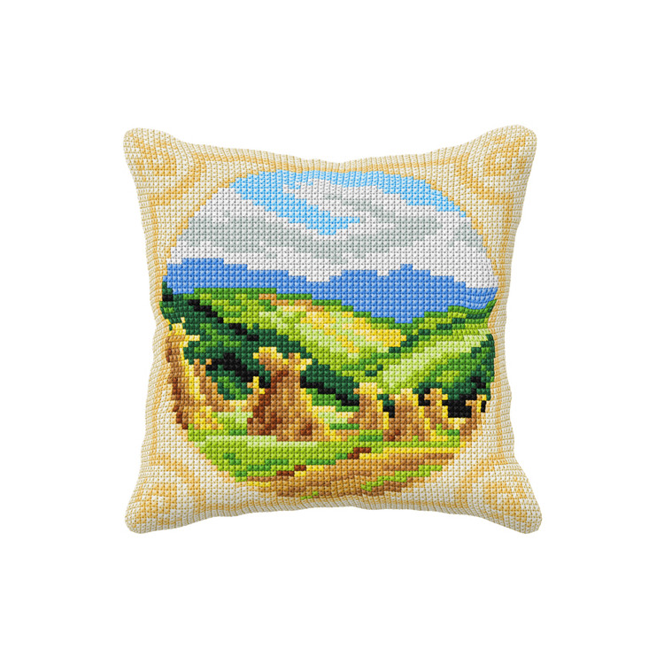 Cushion kits for embroidery