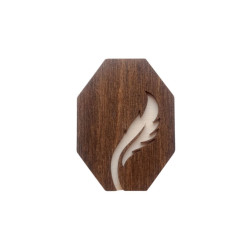 Wooden needle case "Feather" KF056/51