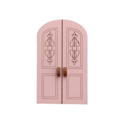 Nadeletui aus Holz „Rosa Tür“ KF056/60
