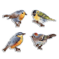 Kreuzstichset „Vögel mit Stimmen. Magnete“ SR-892