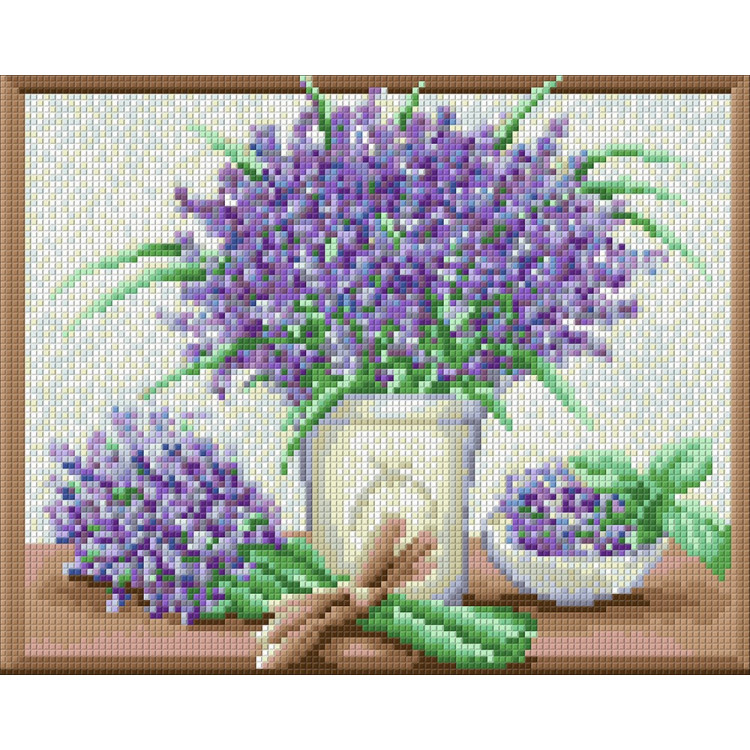 (Eingestellt) Diamond Painting Kit Frischer Lavendel 30 x 24 cm AZ-1452