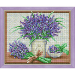 (Eingestellt) Diamond Painting Kit Frischer Lavendel 30 x 24 cm AZ-1452