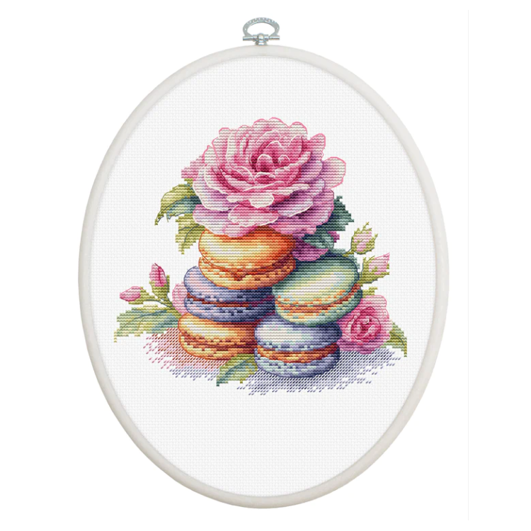 Counted Cross Stitch Kit with Hoop Included
