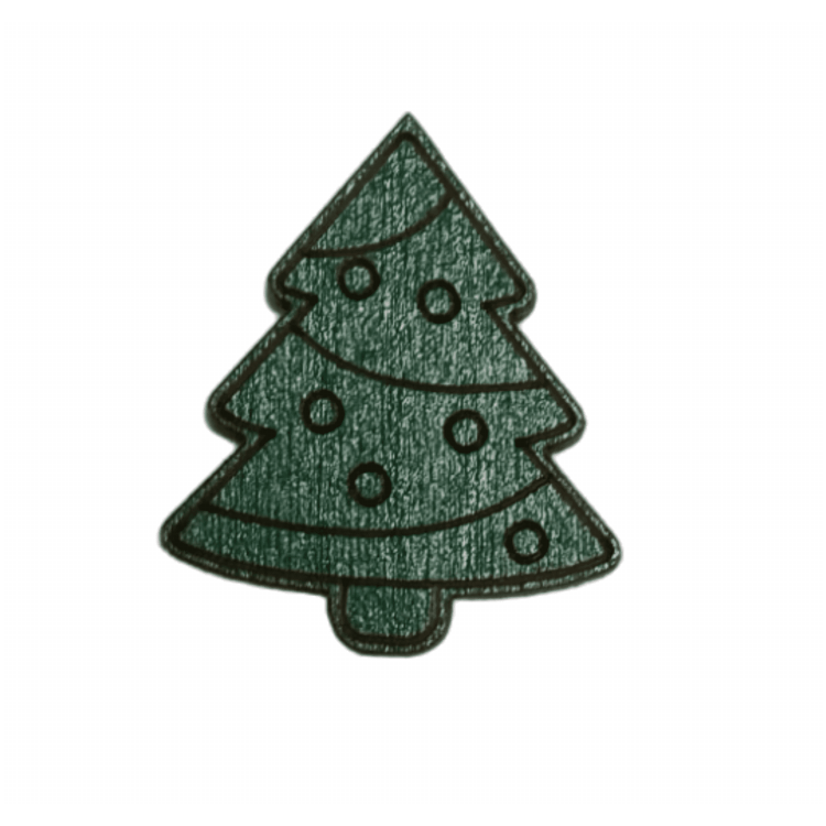 Magnetinis adatų laikiklis "Žalia Kalėdų eglutė" KF059/52