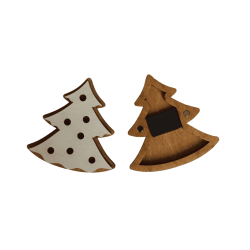 Nadeletui aus Holz „Keks-Weihnachtsbaum“ KF056/79