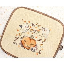 Counted Cross Stitch Kit "Boo To You" 15x14cm SLETIL8814