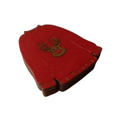 Nadeletui aus Holz „Weihnachtspullover“ KF056/81