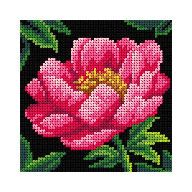 Gobeleno drobė Rose 15x15 SA3437