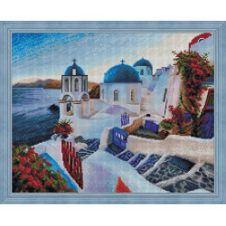 Santorini-Abend 50x40 cm AZ-1803