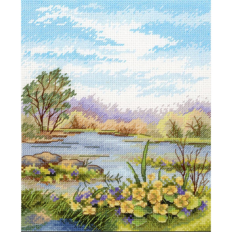 Cross stitch kit "Forest Pond" SNV-833