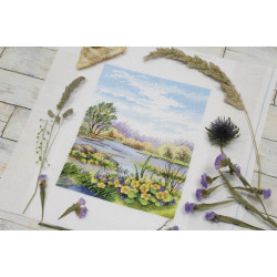 Cross stitch kit "Forest Pond" SNV-833