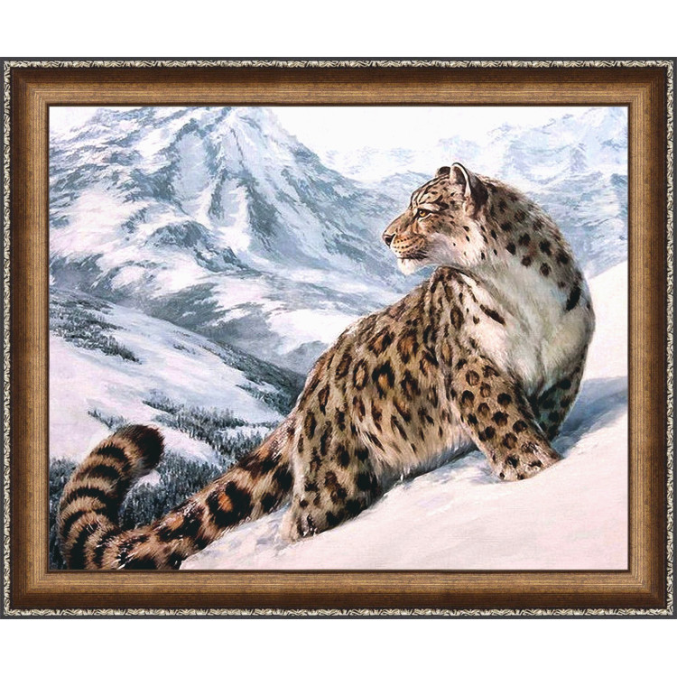 Diamond Painting Kit Snow Leopard 50х40 cm AZ-1520