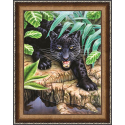 (Снято с производства) Алмазный набор для рисования Черная пантера AZ-1522