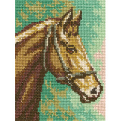 Cross-stitch kit "Chestnut horse" C172