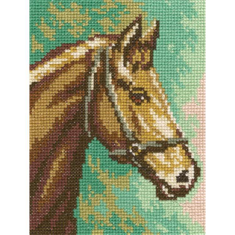 Набор для вышивки крестом "Каштановый конь" С172