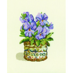 Cross-stitch kit "Purple violets" C190