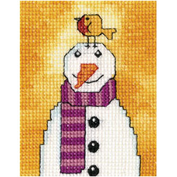 Набор для вышивания крестом "Веселая зима" С251