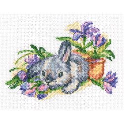 Cross-stitch kit "Eared and curious" C288