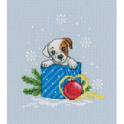 Cross-stitch kit "Give me a puppy!" C298