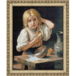 (Eingestellt) Diamant-Malerei-Set „Spilled Milk“ 40 x 50 cm AZ-1529