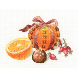Cross-stitch kit "New year's fruit" C316