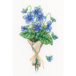 Cross-stitch kit "Forest violets" C326