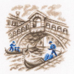 Cross-stitch kit "On the streets of Venice" C327