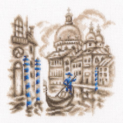 Cross-stitch kit "On the streets of Venice" C328