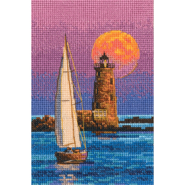 Cross-stitch kit "With the flavour of salt, wind and sun" C338