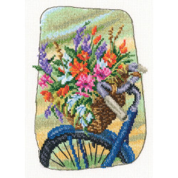 Cross-stitch kit „Grandmother's old garden” C343