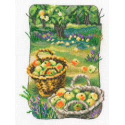 Cross-stitch kit „Grandmother's old garden” C344
