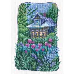 Cross-stitch kit „Grandmother's old garden” C351
