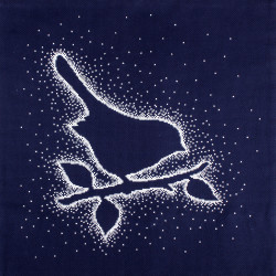 Набор для вышивания крестом "Снежное серебро. Птица" CU014