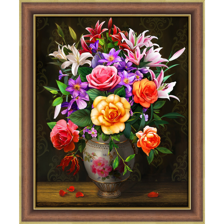 Roses and Lilacs 40x50 cm AZ-1744