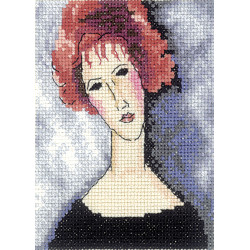 Cross-stitch kit "Red-haired girl" EH335