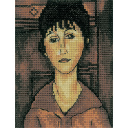 Cross-stitch kit "Portrait of girl" EH337