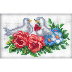 Cross-stitch Kit "Doves" H118