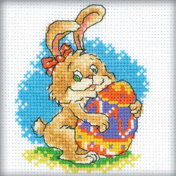 Cross-stitch kit "Rabbit" (Easter) H195