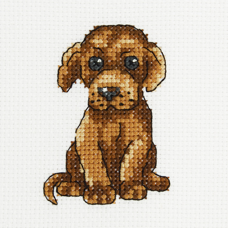 Cross-stitch kit "Amiable Tobby" H240