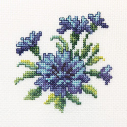 Cross-stitch kit "Cornflower" H246