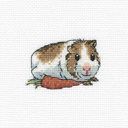 Cross-stitch kit "Cavy with carrot" H261