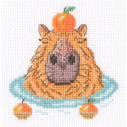 Cross-stitch kit "In oranges" H281